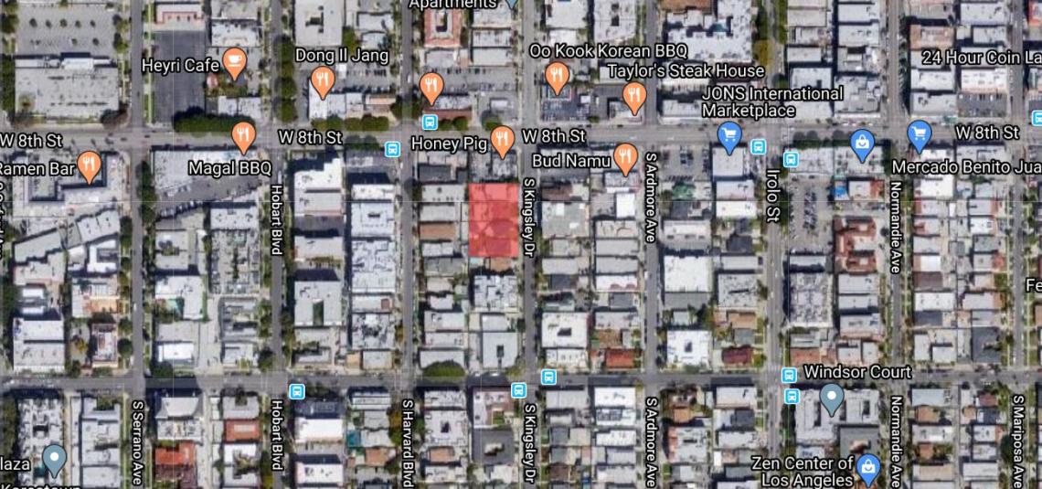 Rendering vs. Reality Kara apartments at 815 S. Kingsley Drive in